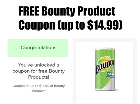 Bounty Printable Coupon